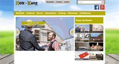 Desktop Screenshot of holzkunz.de